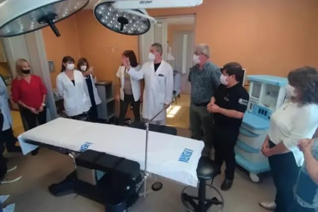 Inauguraron un quirófano de la Unidad de Quemados del Hospital de Pediatría del Parque de la Salud