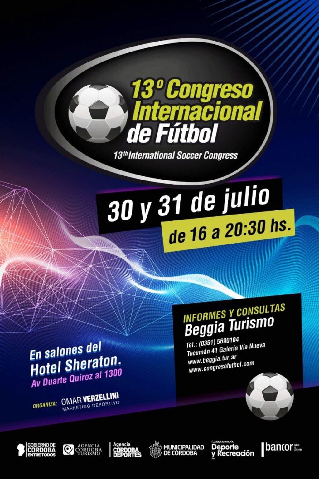 Una vez más el Congreso atrapará el interés de los fútboleros de Córdoba y provincias vecinas.