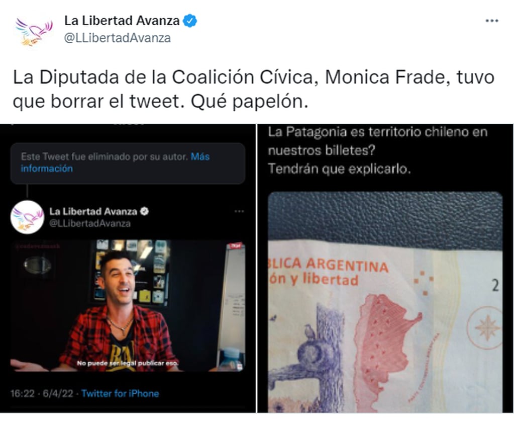 Los mejores memes por la palabra de Mónica Frade, la diputada que confundió el mapa de Argentina en el billete de $1.000