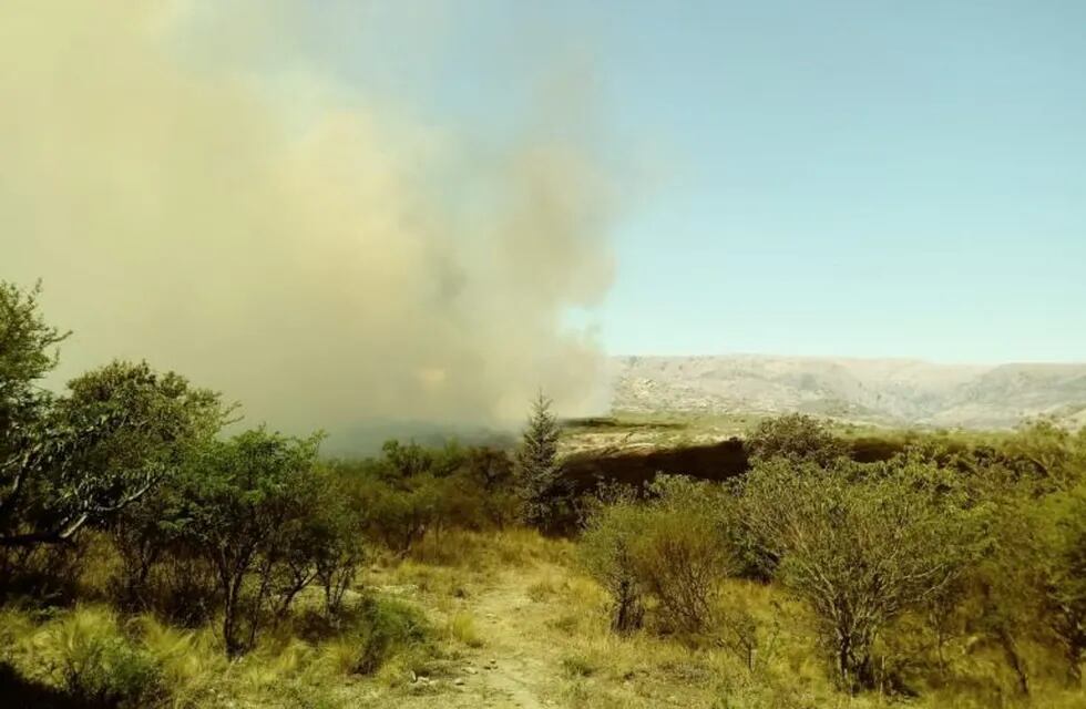 Incendio en Monte Redondo