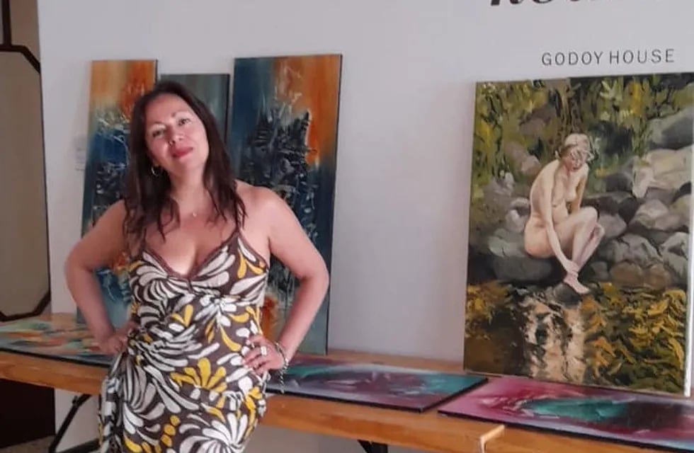 Gabriela Montivero presenta sus obras en la galería virtual de Guaymallén