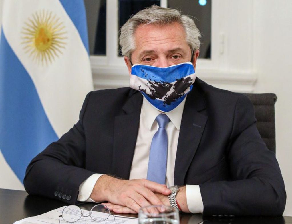 Presidente de Argentina, Alberto Fernández. Firme en su lucha por la Soberanía Nacional.