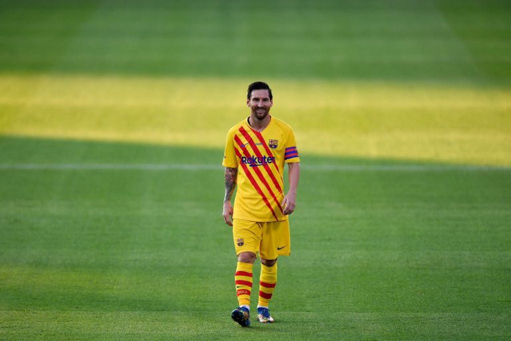 Lionel Messi (Photo by Pau BARRENA / AFP)