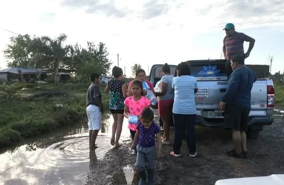 Inundaciones en Curuzú Cuatiá. (Foto: Época)