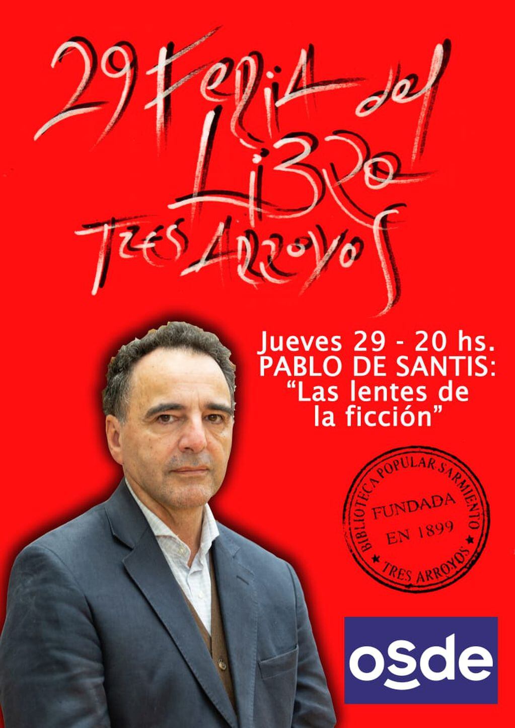 Pablo de Santis - feria del libro Tres Arroyos