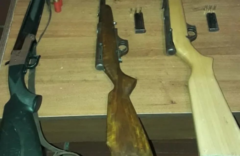 En dos operativos realizados en el interior secuestraron armas a cazadores furtivos