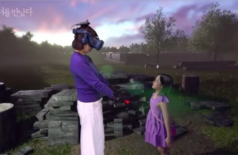 Usaron realidad virtual para recrear a la niña.