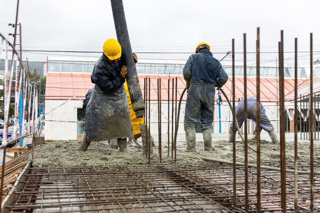 Avanzan los trabajos en el nuevo edificio del Ministerio de Salud en Ushuaia
