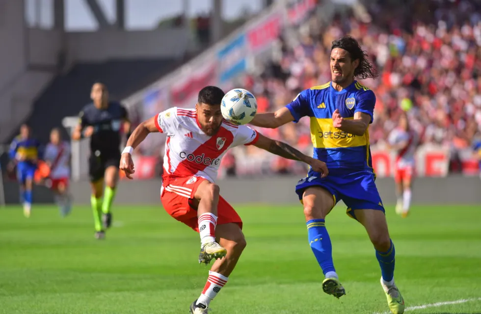 Primero Cavani y luego Merentiel, Boca lo dio vuelta y le ganó a River 3-2 en el Kempes, por cuartos de final de la Copa de la Liga.