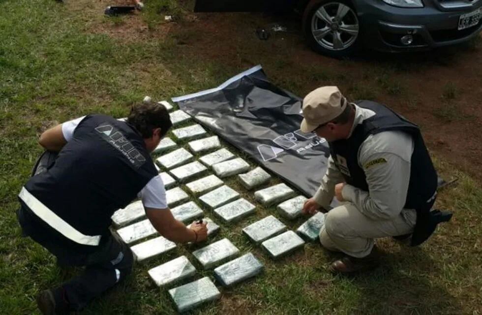 Incautaron 90 kilos de cocaína en Corpus. (Foto: Misiones Online)