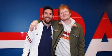 Lionel Messi conoció a Ed Sheeran