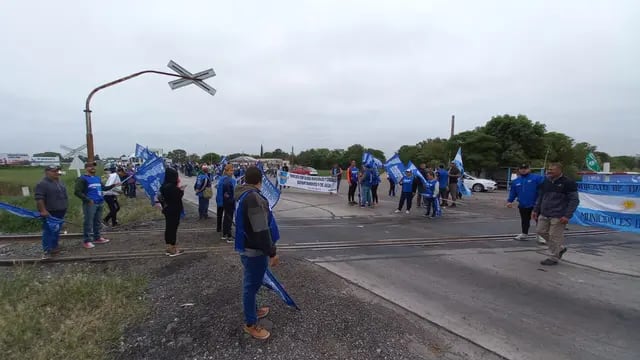 Corte de ruta 34 en Rafaela por parte de la FESTRAM