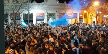 Una multitud festejó en Rafaela la Copa América obtenida por la Selección