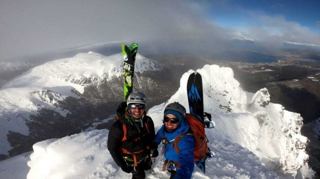 Nahuel Pancotti y Sebastián Beltrame montañistas fueguinos.
Créditos fotos: Argentina Online.
