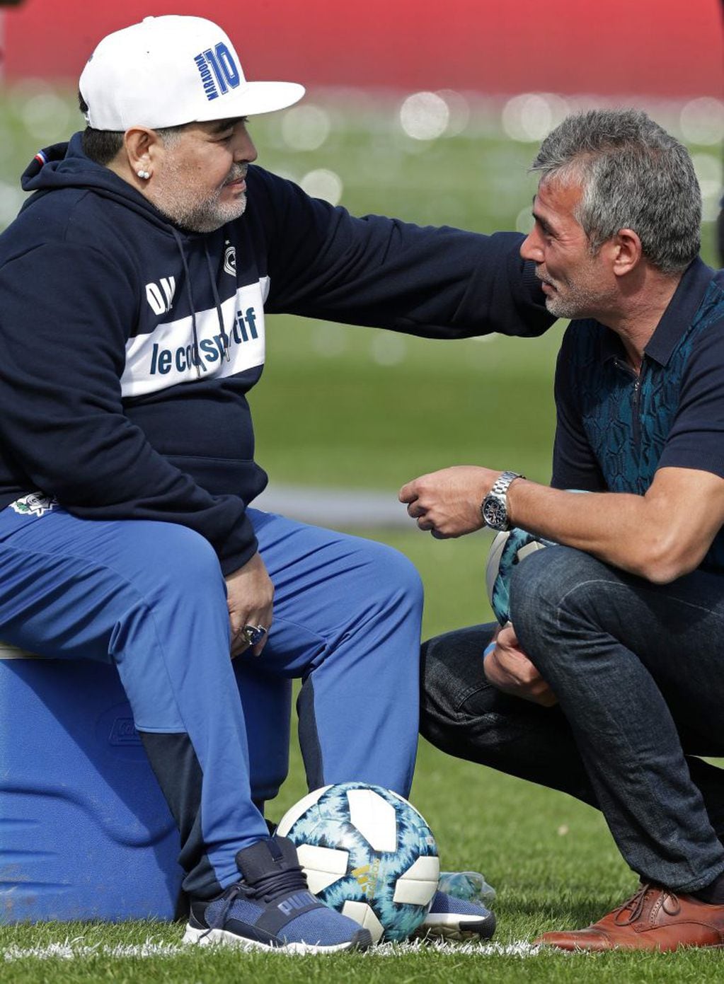 Preocupa que esta renuncia pueda influir en la recuperación de Maradona (Photo by ALEJANDRO PAGNI / AFP)