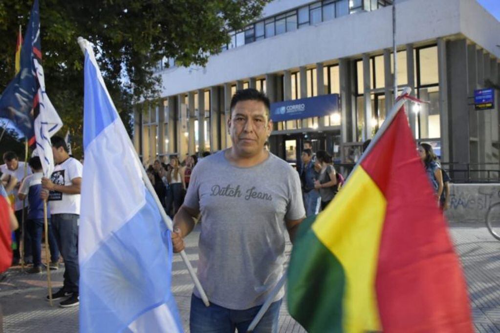 San Luis salió en apoyo a Evo Morales. Foto: El Diario de la República.