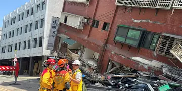 Terremoto en Taiwán. Destrucción y muerte. (AP)