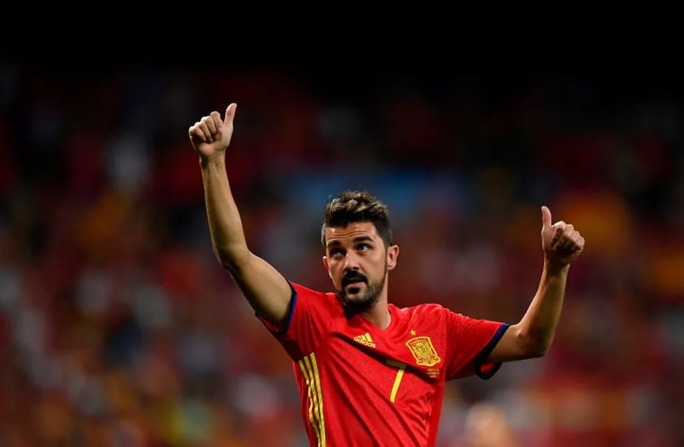 David Villa anunció su retiro del fútbol. (AFP)