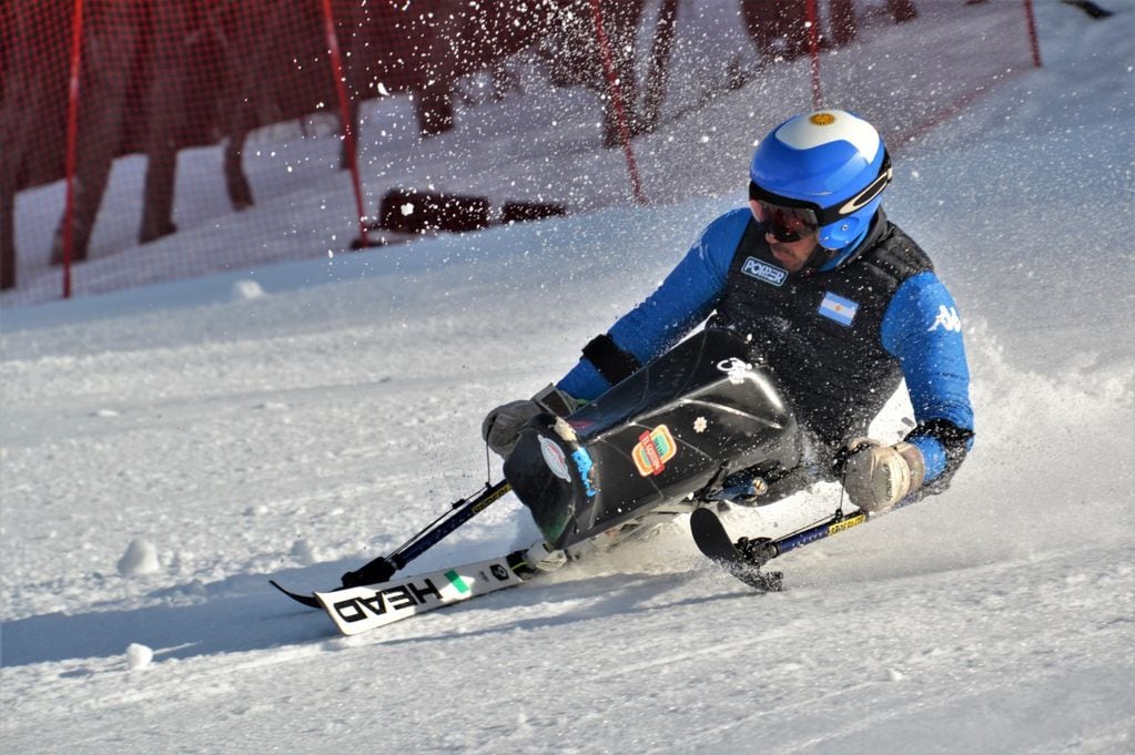 Plantey es uno de los atletas de esquí adaptado que representa a la Argentina.