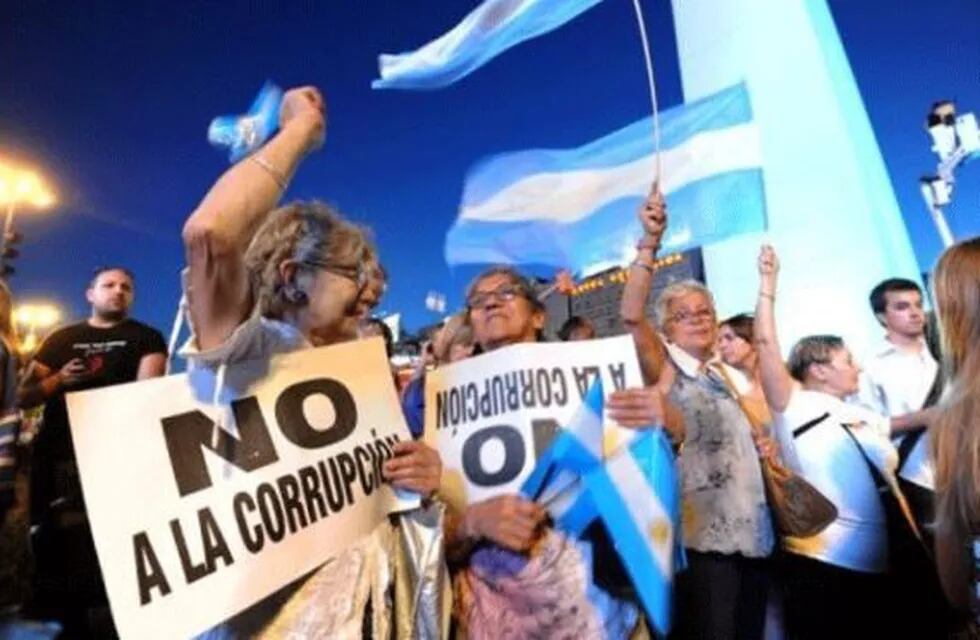 Marcha contra la corrupción en Argentina