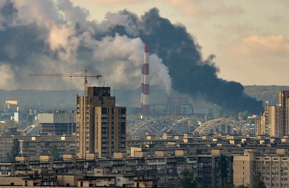 Kiev, la capital de Ucrania, volvió a sufrir las consecuencias de los ataques rusos. Foto: Ukrinform/DPA.