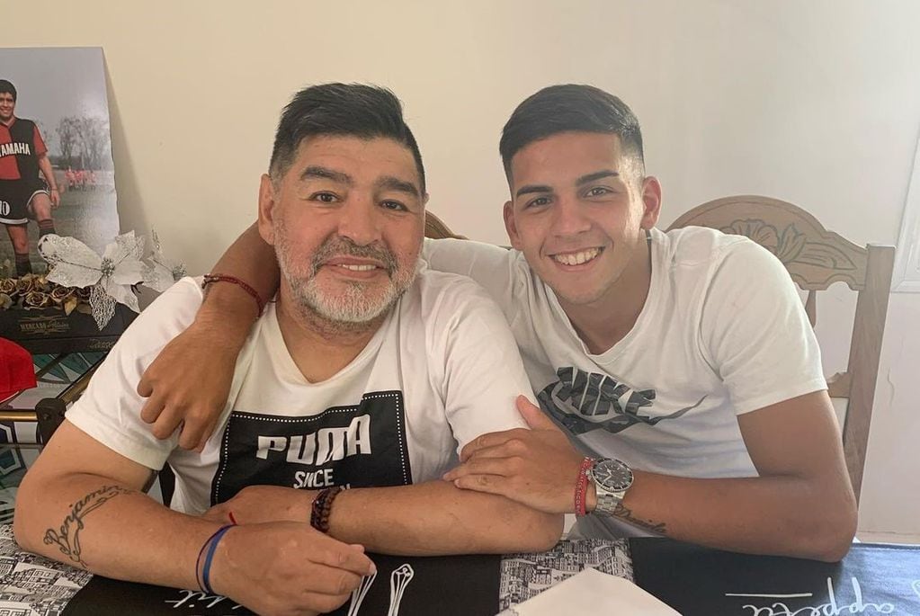 El mediocampista es sobrino nieto de Diego Armando Maradona. (Instagram)