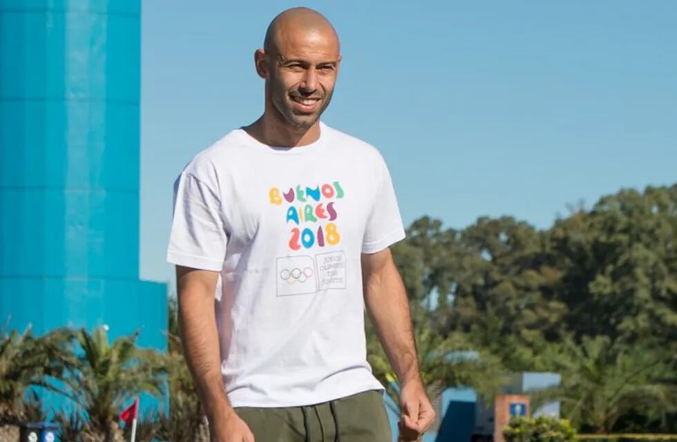 Javier Mascherano es el nuevo embajador de Juegos de la Juventud Buenos Aires 2018. (Foto: EFE/Pablo Elias/Comité Olímpico Argentino)