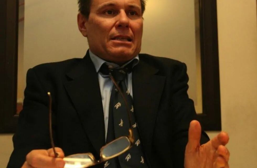 El presidente de la Cámara de Servicios Mineros de Mendoza (CASEMMZA), Carlos Ferrer.
