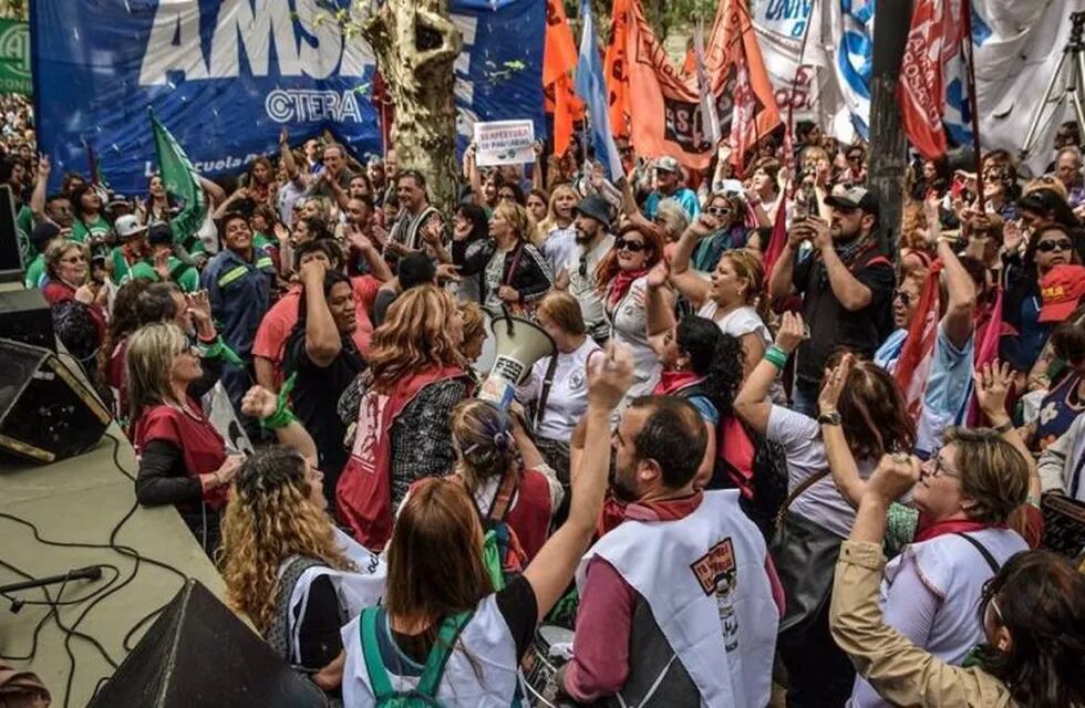 Protesta de Amsafe (Amsafe Rosario)