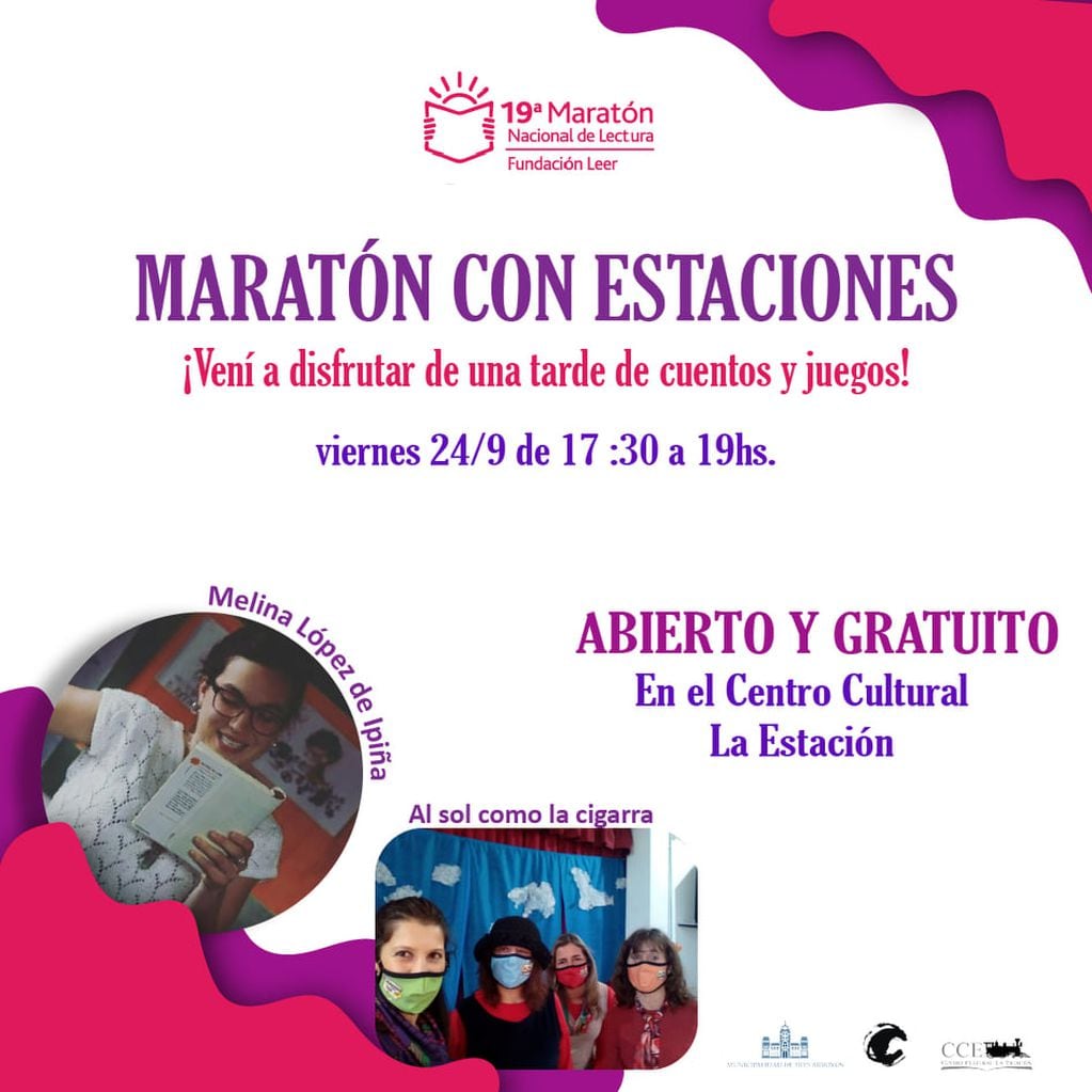 "Maratón con Estaciones" en el Centro Cultural La Estación