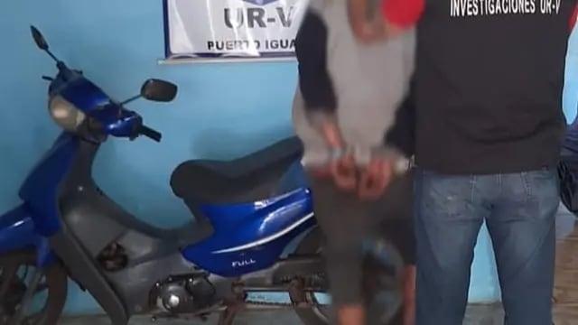 Terminó detenido tras intentar robar una motocicleta de un hotel en Puerto Iguazú