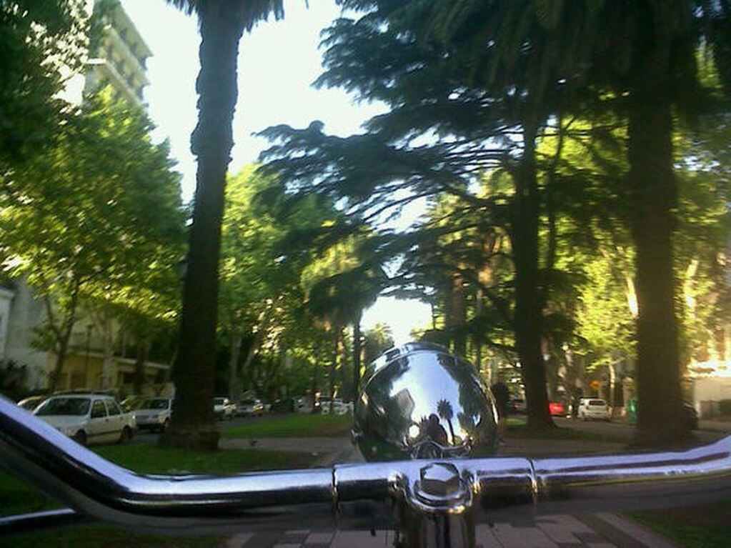Bicicleta en el Bulevar Oroño. (@fontijm)