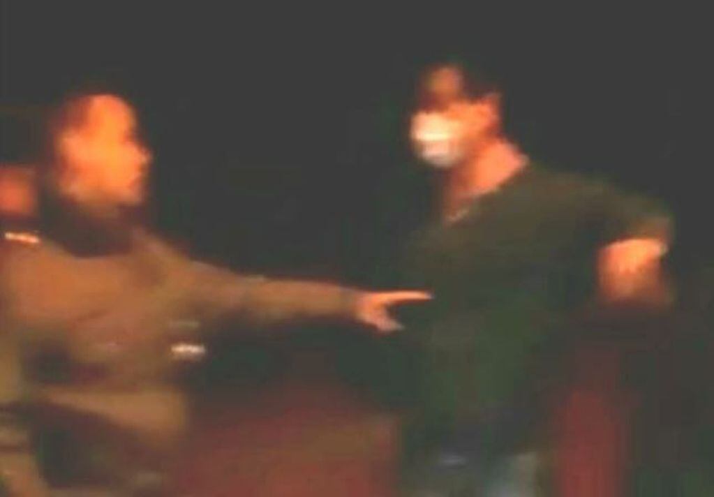 Captura del video del escándalo