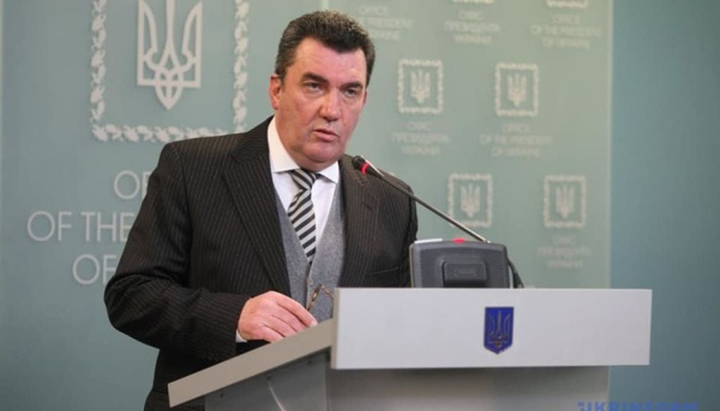 Oleksiy Danílov, secretario del Consejo de Seguridad Nacional y Defensa de Ucrania.