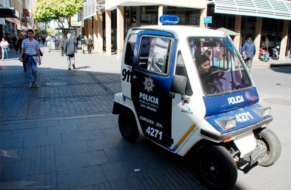 Refuerzan el patrullaje en el centro rosarino, ante la suba de robos