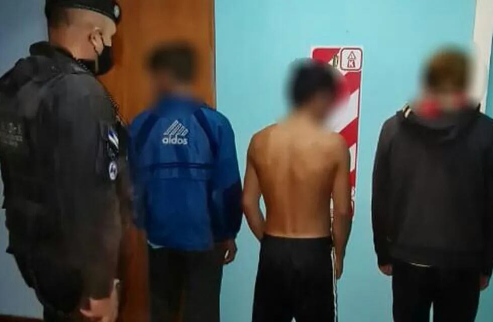 Posadas: fueron detenidos tres jóvenes por robo. Policía de Misiones