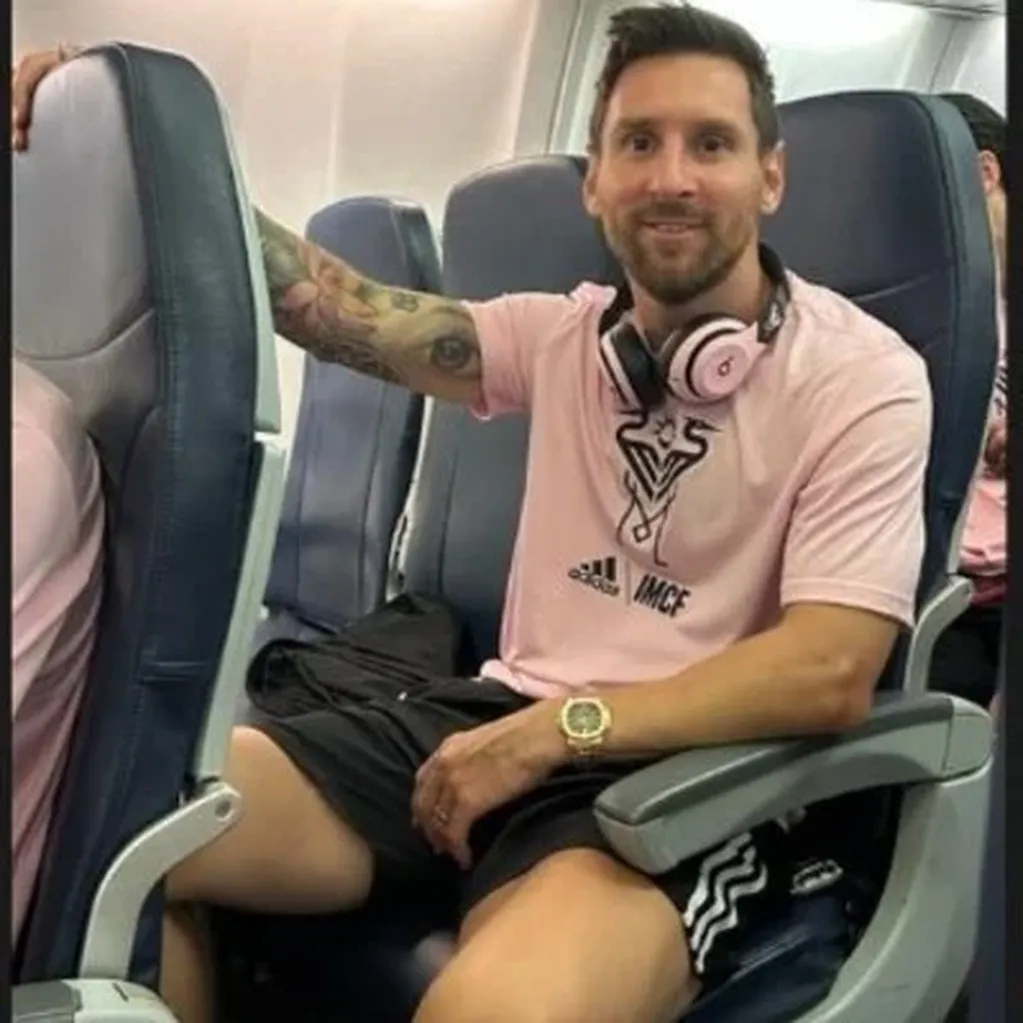 Los auriculares de Messi