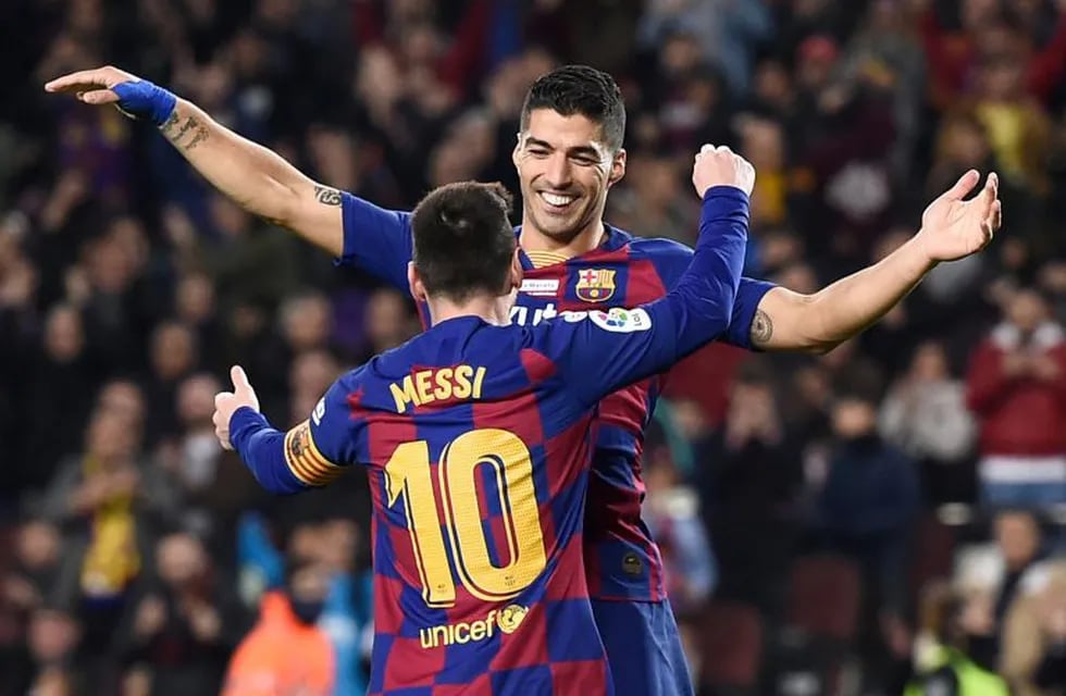 Lionel Messi y Luis Suárez formaron una gran amistad en Barcelona (Foto: Josep Lago/AFP)