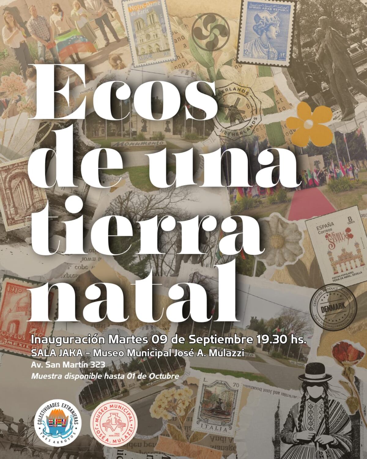 Museo Mulazzi de Tres Arroyos: apertura de la exposición “Ecos de una tierra natal”