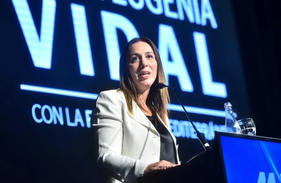 La precandidata a diputada por JxC, María Eugenia Vidal. (Pedro Castillo).
