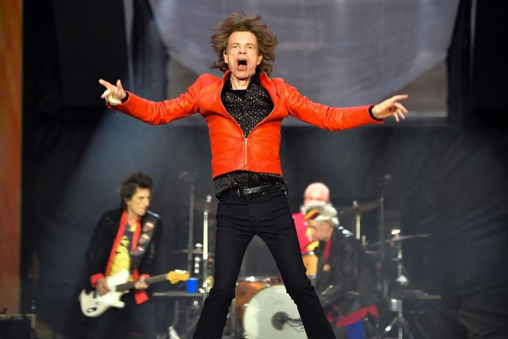 Mick Jagger con The Rolling Stones en junio de 2018 (AFP)