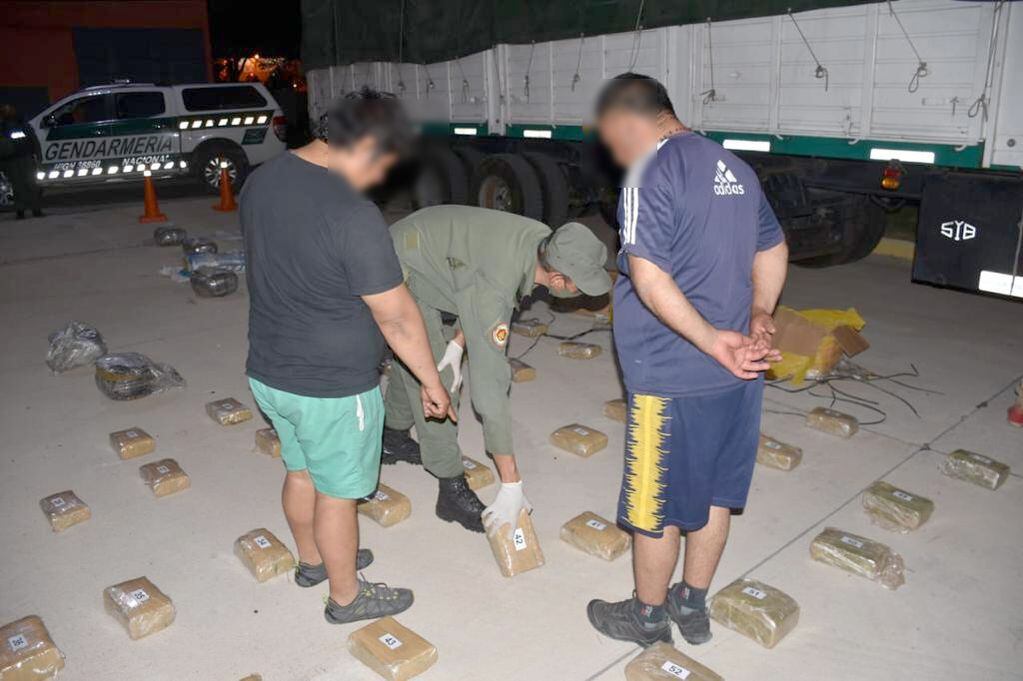 Gendarmería secuestró cargamento de marihuana en La Cumbre en San Luis
