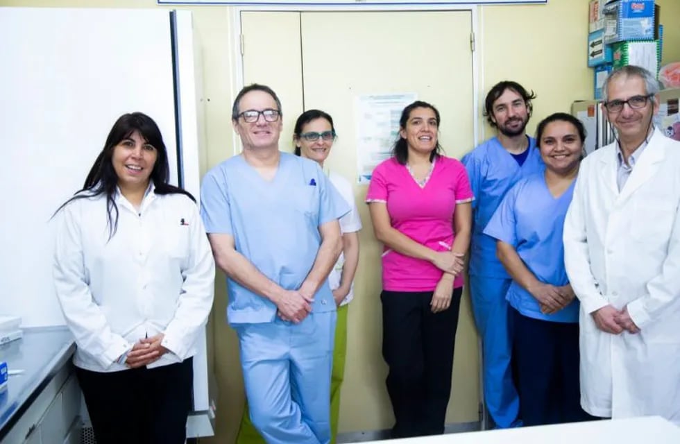Personal del Laboratorio del Hospital Ushuaia - Coronavirus.