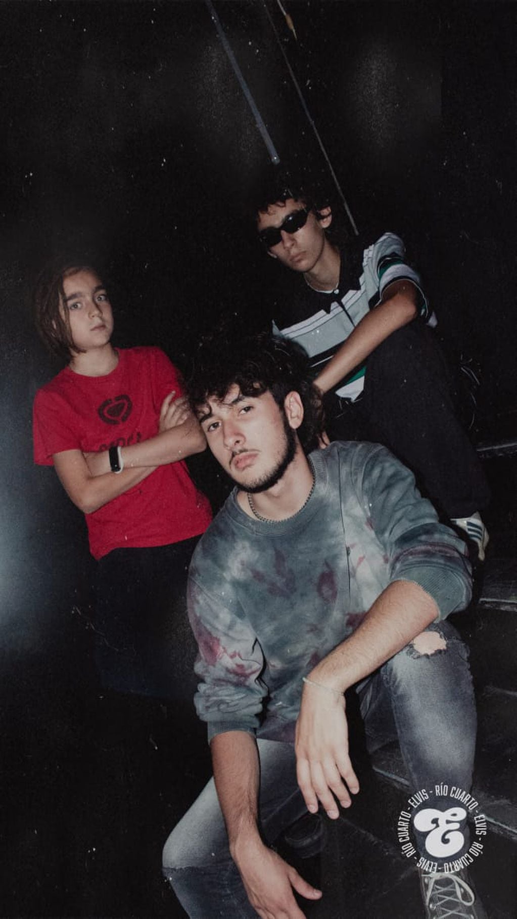 Julián, Mateo y Lautaro conforman el trío de punk.