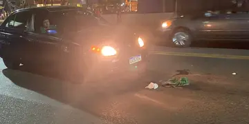 Un peatón fue atropellado en la avenida Uruguay de Posadas por un auto con patente paraguaya