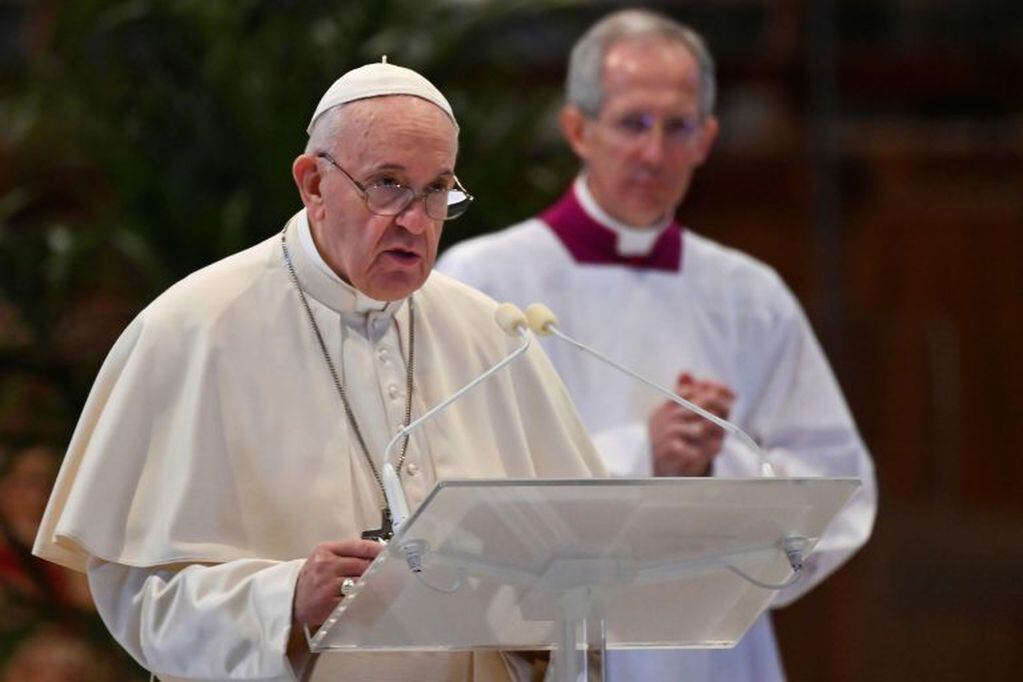 El papa Francisco pidió al mundo una condonación de la deuda a los países pobres (Foto: Andreas Solaro/Pool Photo via AP)