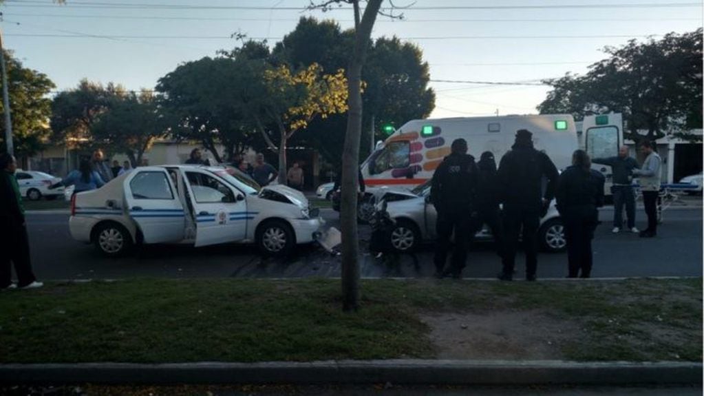 El siniestro se produjo alrededor de las 7. (Foto: Policía de la provincia)