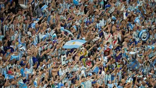 Hinchas argentinos en Qatar