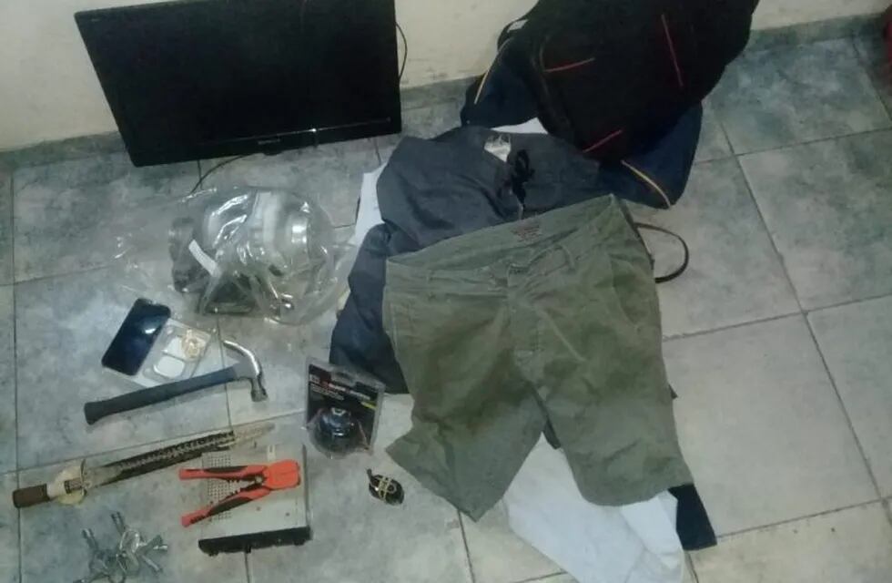 Elementos robados en Anisacate fueron hallados en Córdoba