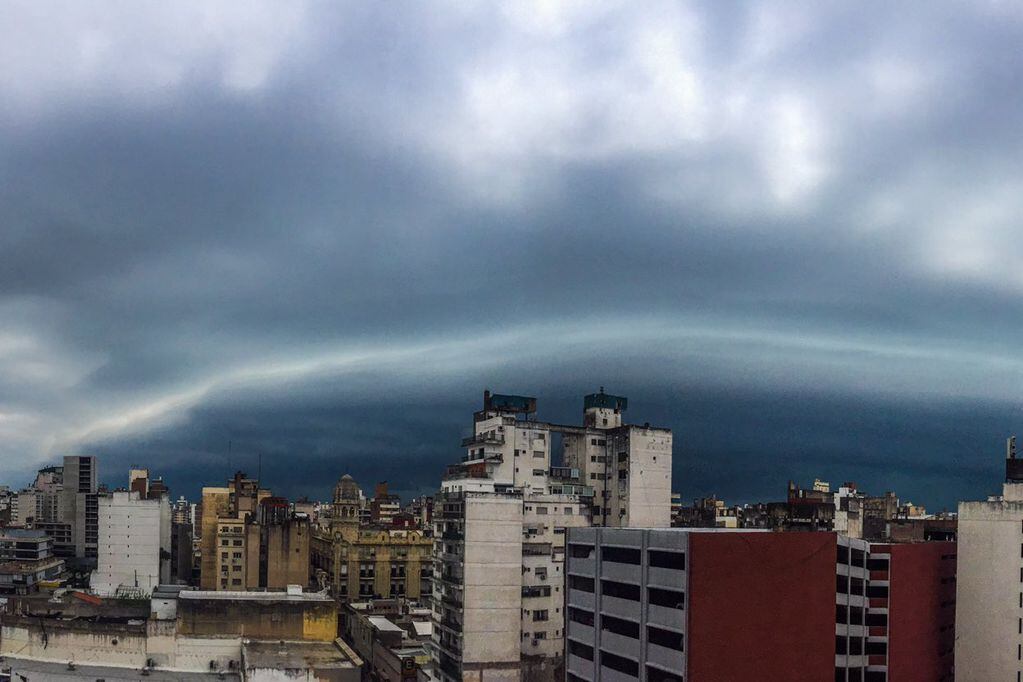 Fuerte tormenta en Rosario